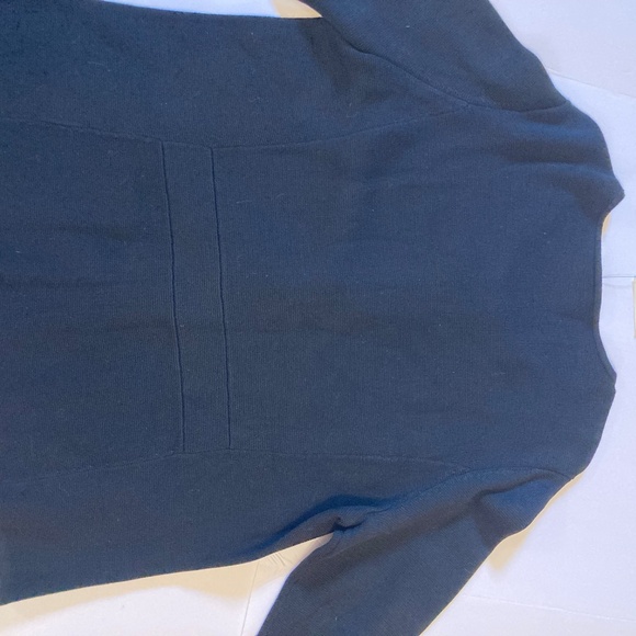 Talbot’s Zip Up cardigan sweater ruffled front NEW - Picture 7 of 7